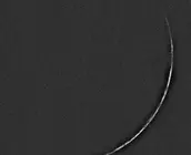 Luna creciente avistada. (Centro Internacional de Astronom&iacute;a)