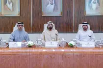 El jeque Mohammed preside la reuni&oacute;n del Gabinete de EAU en Qasr Al Watan, en Abu Dabi, el lunes.