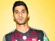 El ex portero de la Selecci&oacute;n de f&uacute;tbol iran&iacute;. (X)