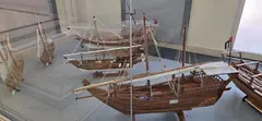 Una muestra de los barcos en exhibici&oacute;n. (EL CORREO)