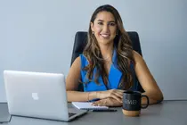 Natalia G&oacute;mez, directora de IMD Consultants, en las oficinas de la compa&ntilde;&iacute;a.