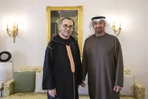 El presidente de EAU y el rey Marruecos. (WAM)