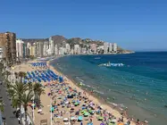 Una perspectiva de Benidorm. (EL CORREO)