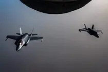 Aviones de combate furtivos F-35A sobrevuelan Oriente Medio. (Centcom)