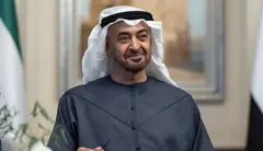 El presidente emirat&iacute; en una imagen de Tribunal Presidencial.