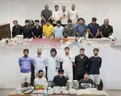 La agencia de noticias WAM public&oacute; esta foto de los detenidos.