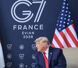 Trump en la cumbre del G7. (X)