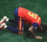 Lamine Yamal tras marcar su primer gol en un Mundial. (Instagram)