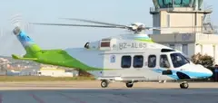 Helic&oacute;ptero Leonardo AW 139 de Arabia Saud&iacute;. (Flightradar24)