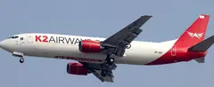 Un avi&oacute;n de K2 Airways. (X)