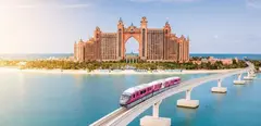 Monorrail en Palm Jumeirah. (X)