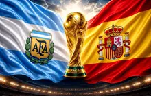 Banderas de Argentina -izquierda- y Espa&ntilde;a. (Fuente externa)