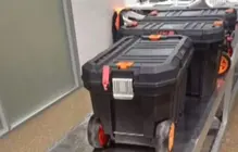 Las maletas con oro no declarado en el aeropuerto Viru Viru. (Unitel)
