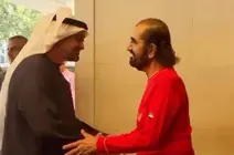 El presidente y el vicepresidente de EAU en Londres. (Fuente externa)