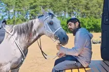 Captura de pantalla del v&iacute;deo difundido en Instagram del jeque Hamdan.