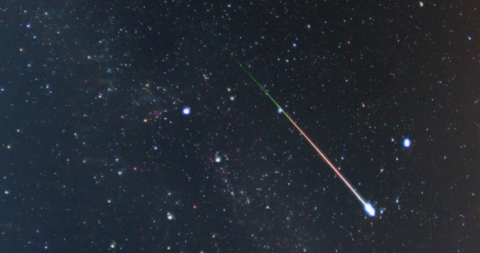 A modo ilustrativo, una lluvia de meteoritos. (Fuente externa)