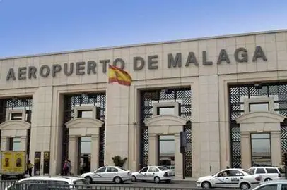 Acceso principal del Aeropuerto de M&aacute;laga en Espa&ntilde;a. (Fuente externa)