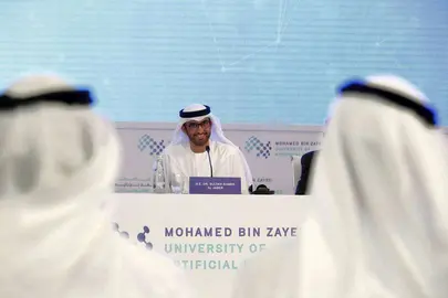Sultan Al Jaber, ministro de Industria y Tecnolog&iacute;a Avanzada y presidente de la COP28. (WAM)