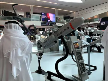 El estand en IDEX 2021. (EL CORREO)