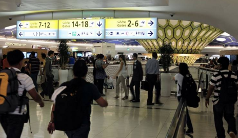 Una imagen del Aeropuerto Internacional de Abu Dhabi. (WAM)
