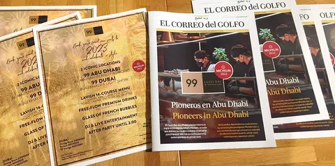 Ya está en la calle el especial impreso dedicado a la estrella Michelin de 99 Sushi Bar Abu Dhabi. (EL CORREO)