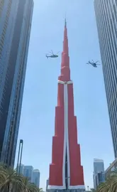El Burj Khalifa vestido de Papa Noel. (Instagram)