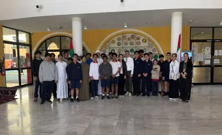 Alumnos de los colegio de Abu Dhabi y dubai. (Cedida)