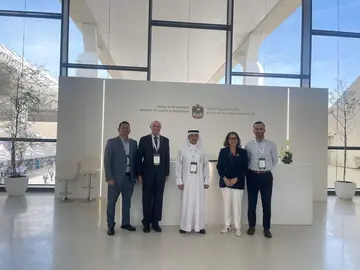 Representantes de Andaluc&iacute;a Trade y del gobierno emirat&iacute;. (Fuente externa)