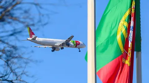 Vuelo de la aerol&iacute;nea portuguesa TAP. (Fuente externa)