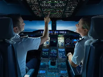 Pilotos de Emirates. (@Emirates)