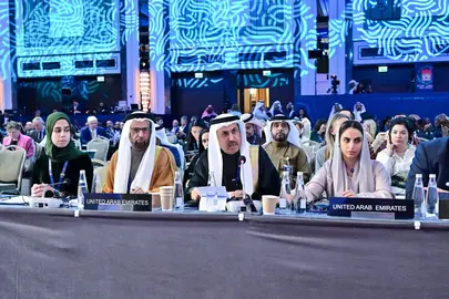 La delegaci&oacute;n emirat&iacute; del FNC en Turqu&iacute;a. (WAM)