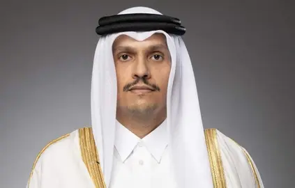 El primer ministro y ministro de Asuntos Exteriores de Qatar, jeque Mohammed bin Abdulrahman bin Jassim Al Thani. (Qna)