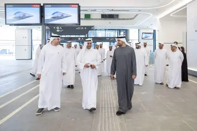 Un momento de la inauguraci&oacute;n de la estaci&oacute;n de Fujairah. (WAM)