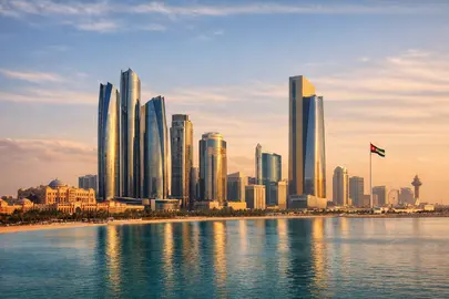 Abu Dhabi landscape horizonte