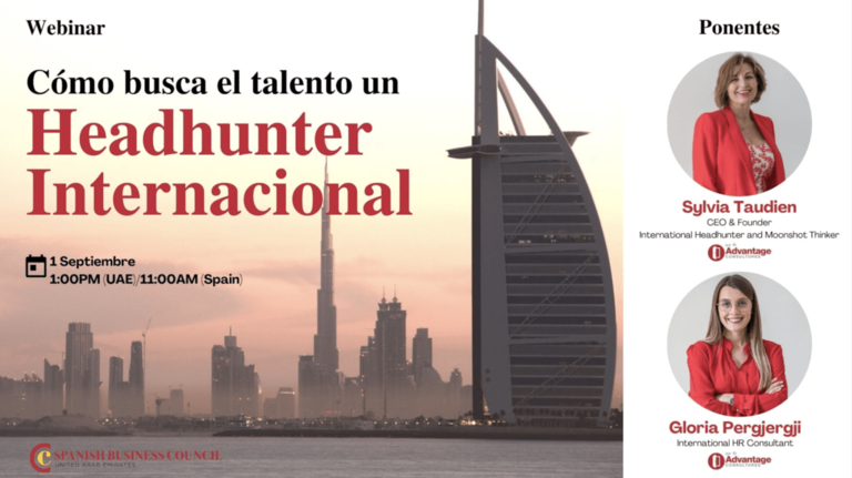Webinar 'Cómo busca el talento un Headhunter Internacional'.