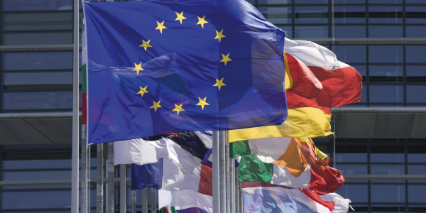 Bandera de la Uni&oacute;n Europea. (Fuente externa)