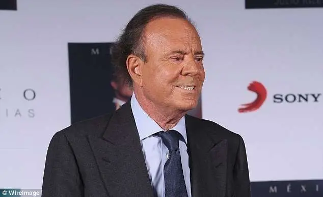 El cantante español Julio Iglesias.