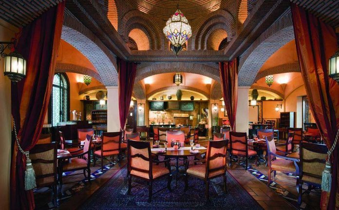 El restaurante Al Hambra, ubicado en el hotel Al Qasr, en Madinat Jumeirah. 