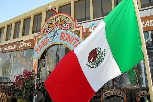 El restaurante mexicano María Bonita en el barrio de Jumeirah en Dubai.