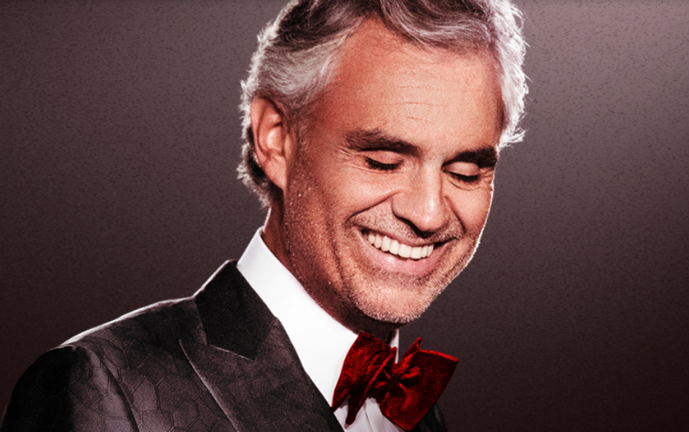 El artista italiano Andrea Bocelli.