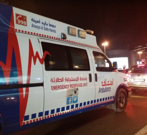 Una ambulancia en Emiratos &Aacute;rabes Unidos. (EL CORREO)