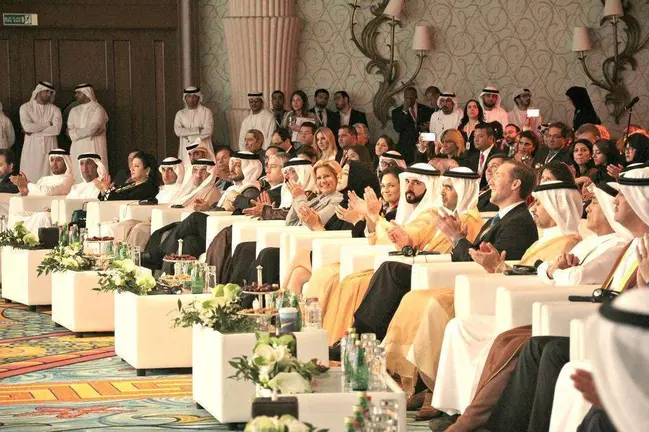 Inauguración del II Foro Global de Negocios América Latina celebrado en Dubai en febrero de 2018 con presencia de altas autoridades de Emiratos Árabes y de países latinoamericanos. / Opening of the II Global Business Forum of Latin America. (EL CORREO)