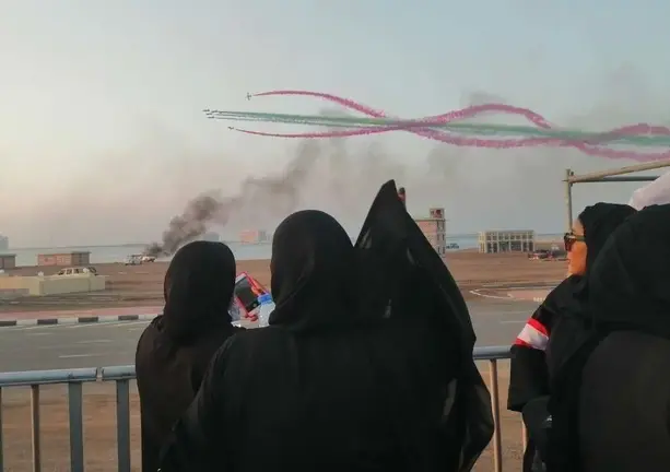 Un grupo de mujeres emirat&iacute;es. (EL CORREO)