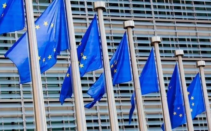Banderas de la Unión Europea. (Fuente externa)