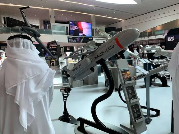 El estand en IDEX 2021. (EL CORREO)