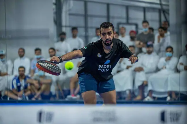 Un jugador de pádel durante un partido. (WAM)