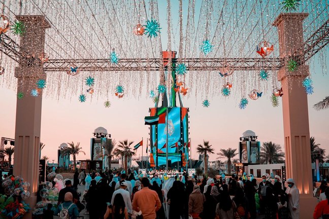 Una perspectiva del Festival Al Wathba, Abu Dhabi. (WAM)