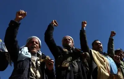 Rebeldes hut&iacute;es de Yemen. (Twitter)