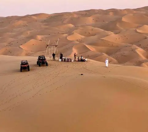 Una imagen del desierto de Liwa. (Instagram)