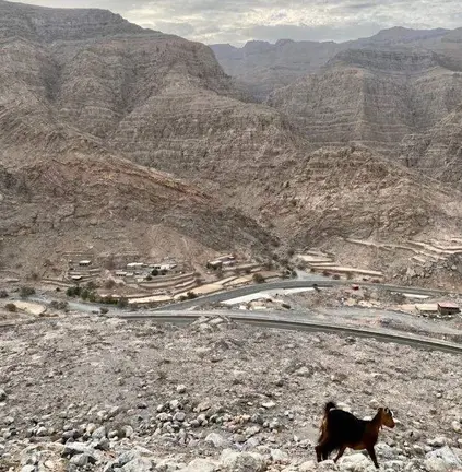 Una vista de la monta&ntilde;a Jebel Jais en EAU. (EL CORREO)